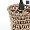 pendant luminaire MARRAKESCH closed E27 IP20, creme, black