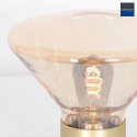 Steinhauer table lamp AMBIANCE E27 IP20, brass