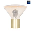 Steinhauer table lamp AMBIANCE E27 IP20, brass