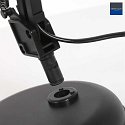 Mexlite table lamp STUDY tiltable E27 IP20, black