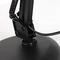 Mexlite Lampe de table STUDY inclinable E27 IP20, noir 