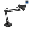 Mexlite table lamp STUDY tiltable E27 IP20, black