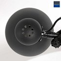 Mexlite table lamp STUDY tiltable E27 IP20, black