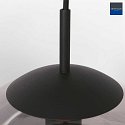 Steinhauer Luci a sospesione BOLLIQUE rotondo E27 IP20, Nero dimmerabile