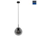 Steinhauer Luci a sospesione BOLLIQUE rotondo E27 IP20, Nero dimmerabile