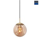 Pendelleuchte BOLLIQUE, E27, Ø 25 cm, messing