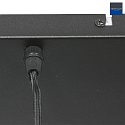Steinhauer pendant luminaire BOLLIQUE 6 flames E27 IP20, black dimmable