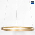 Steinhauer LED Pendelleuchte RINGLUX, 42W, 2700K, 4200lm, gold