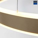 Steinhauer LED Pendelleuchte RINGLUX, 42W, 2700K, 4200lm, gold