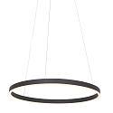 Steinhauer pendant luminaire RINGLUX LED IP20, black dimmable