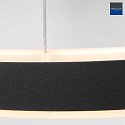 Steinhauer Luci a sospesione RINGLUX LED IP20, Nero dimmerabile