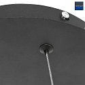 Steinhauer Luci a sospesione RINGLUX LED IP20, Nero dimmerabile