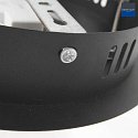 Steinhauer Luci a sospesione RINGLUX LED IP20, Nero dimmerabile