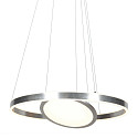 pendant luminaire RINGLUX IP20, silver dimmable