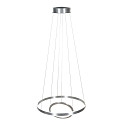 Steinhauer pendant luminaire RINGLUX IP20, silver dimmable