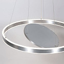 Steinhauer pendant luminaire RINGLUX IP20, silver dimmable