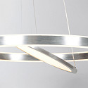 Steinhauer pendant luminaire RINGLUX IP20, silver dimmable