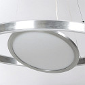 Steinhauer pendant luminaire RINGLUX IP20, silver dimmable