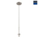 pendant luminaire SPARKLED LIGHT without shade E27 IP20, steel brushed dimmable