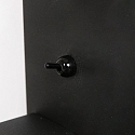 Mexlite Lampada da parete UPROUND 1-Lampadina GU10 IP20, nero  Mexlite Lampada da parete UPROUND 1-Lampadina GU10 IP20, nero