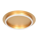 LED Deckenleuchte RINGLUX, 1-flammig, 20W, 2700K, 2000lm, IP20, dimmbar, gold