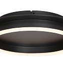 Steinhauer Luminaire de plafond RINGLUX � 1 flamme IP20, noir gradable