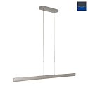 Steinhauer Luci a sospesione ZELENA LED 3-Lampadine IP20, acciaio dimmerabile