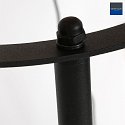 Steinhauer Lampada da terra SUNFLOWER 1-Lampadina E27 IP20, nero dimmerabile