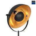 Steinhauer Lampada da terra SUNFLOWER 1-Lampadina E27 IP20, nero dimmerabile