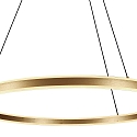 Luci a sospesione RINGLUX su / gi IP20, oro dimmerabile