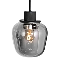 Steinhauer LED Pendelleuchte REFLEXION, 9-flammig, GU10 + E27, 4,9W, IP20, dimmbar, schwarz matt