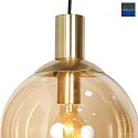 Steinhauer Luci a sospesione BOLLIQUE 9-Lampadine GU10 + E27 IP20, ottone dimmerabile