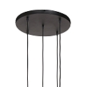 Steinhauer Luci a sospesione BOLLIQUE 5-Lampadine GU10 + E27 IP20, ottone dimmerabile
