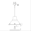 Steinhauer Luci a sospesione PARADE Giù, 1-Lampadina, con diffusore E27 IP20, Nero opaco dimmerabile Steinhauer Luci a sospesione PARADE Giù, 1-Lampadina, con diffusore E27 IP20, Nero opaco dimmerabile