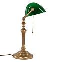Lampada da tavolo ANCILLA 1-Lampadina E27 IP20, Verde, bronzo dimmerabile