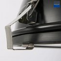 Steinhauer Pendelleuchte WARBIER, Ø 47cm, Abdeckung satiniert / schwarz matt