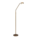 Lampadaire BIRON à 1 flamme IP20, bronze, blanche gradable