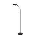 Mexlite Lampadaire BIRON avec interrupteur, avec bras flexible IP20, noir mat gradable Mexlite Lampadaire BIRON avec interrupteur, avec bras flexible IP20, noir mat gradable