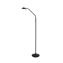 Mexlite Lampadaire BIRON avec interrupteur, avec bras flexible IP20, noir mat gradable Mexlite Lampadaire BIRON avec interrupteur, avec bras flexible IP20, noir mat gradable