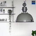 Steinhauer Pendelleuchte BIKKEL, Ø 42cm, E27 max. 60W, Abdeckung satiniert / Metall-schirm, grün