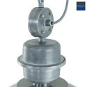 Steinhauer Pendelleuchte BIKKEL, Ø 42cm, E27 max. 60W, Abdeckung satiniert / Metall-schirm, grün