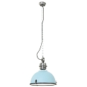 Steinhauer pendant luminaire BIKKEL -  42CM 1 flame, medium E27 IP20, drak blue dimmable