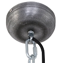 pendant luminaire BIKKEL - Ø 42CM 1 flame, medium E27 IP20, brown, pied dimmable