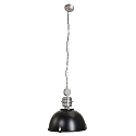 pendant luminaire BIKKEL - Ø 42CM 1 flame, medium E27 IP20, brown, pied dimmable