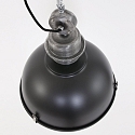 pendant luminaire BIKKEL - Ø 42CM 1 flame, medium E27 IP20, brown, pied dimmable
