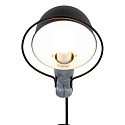 Mexlite Lampada da parete DAVIN lang, con interruttore, con braccio articolato E14 IP20, Nero opaco 
