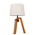 Lampe de table SABI  1 flamme E27 IP20, bouleau, couleur naturelle 