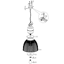 anne light & home Luci a sospesione CLEARVOYANT 1-Lampadina, rotondo E27 IP20, dimmerabile anne light & home Luci a sospesione CLEARVOYANT 1-Lampadina, rotondo E27 IP20, dimmerabile