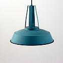 Mexlite Pendant luminaire EDEN, 1 flame, 42cm, blue