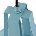 Mexlite Pendant luminaire EDEN, 1 flame, 42cm, blue